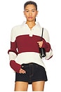 view 1 of 4 x REVOLVE Prince Rugby Top in Maroon Stripe