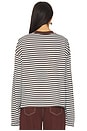 view 3 of 5 Bloom Long Sleeve Top in Chocolate Sea Stripe
