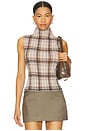 view 1 of 5 Ford Top in Tan Plaid