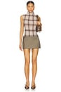view 4 of 5 Ford Top in Tan Plaid