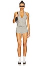 view 4 of 5 Renewal Halter Top in Ash Stripe