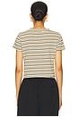 view 3 of 5 North Light Tee in Yellow Stripe