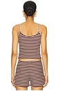 view 3 of 4 Carrie Cami in Wine Stripe