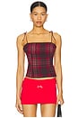 view 1 of 4 Humphrey Cami in Crimson Plaid