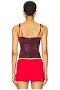 view 3 of 4 Humphrey Cami in Crimson Plaid