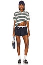 view 4 of 4 Leisure Polo Top in Ivory Moss