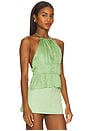 view 3 of 5 x REVOLVE Legacy Halter Top in Lime