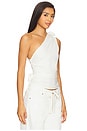 view 2 of 5 Rendezvous One Shoulder Top in Porcelain