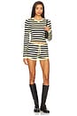 view 4 of 4 Barbie Long Sleeve Top in Navy Stripe