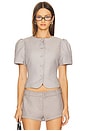 view 1 of 4 Femme Blouse in Grey
