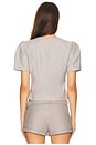 view 3 of 4 Femme Blouse in Grey