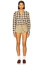 view 4 of 4 Vacanza Shirt in Cool Chocolate Plaid