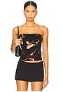view 2 of 5 Island Bodice Top in Onyx Floral
