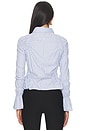 view 3 of 5 Manor Shirt in Blue Stripe