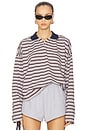 view 1 of 4 Rebels Jersey in Noir Stripe