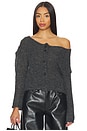 view 1 of 5 Margaux Knit Top in Charcoal