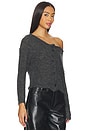 view 2 of 5 Margaux Knit Top in Charcoal
