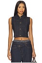 view 1 of 4 Bella Crop Top in Indigo