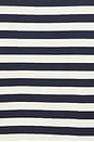 view 5 of 5 Bloom Short Sleeve Tee in White Navy Stripe