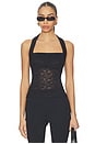 view 1 of 4 Palisades Halter Top in Noir