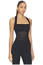 view 2 of 4 Palisades Halter Top in Noir