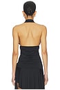 view 3 of 4 Safari Halter Top in Noir