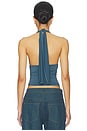 view 3 of 5 Safari Halter Top in Slate