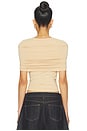 view 3 of 4 Bella Vita Top in Almond