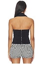 view 3 of 4 Amore Halter Top in Noir