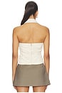 view 3 of 4 Amore Halter Top in Sand