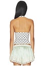 view 3 of 4 Safari Halter Top in Moonlight Polka