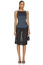 view 4 of 4 ТОП CAMILLE BACKLESS in Midnight Navy