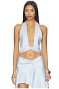 view 1 of 4 Esme Halter Top in Baby Blue