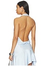 view 3 of 4 Esme Halter Top in Baby Blue
