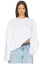 view 1 of 4 Bloom Long Sleeve Top in Porcelain