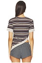 view 3 of 4 Apex Tee in Vintage Stripe