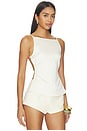 view 1 of 4 Camille Backless Top in Ivory