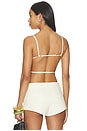 view 3 of 4 Camille Backless Top in Ivory