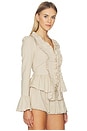 view 2 of 4 Odette Long Sleeve Top in Beige