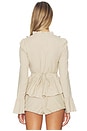 view 3 of 4 Odette Long Sleeve Top in Beige