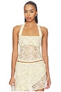 view 1 of 5 Palisades Halter Top in Lemontini