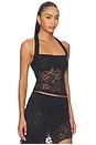 view 2 of 5 Palisades Halter Top in Noir