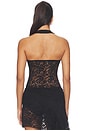 view 3 of 5 Palisades Halter Top in Noir