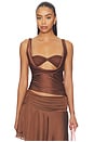 view 1 of 4 Delilah Top in Cocoa