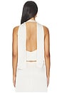view 4 of 5 Front Row Halter Top in Cream