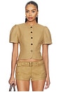 view 1 of 4 Femme Blouse in Camel