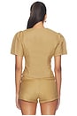 view 3 of 4 Femme Blouse in Camel