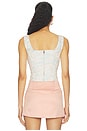 view 3 of 5 Roma Corset in Soft Blue
