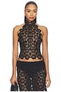 view 1 of 5 Trophy Halter Top in Noir