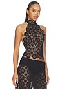 view 2 of 5 Trophy Halter Top in Noir